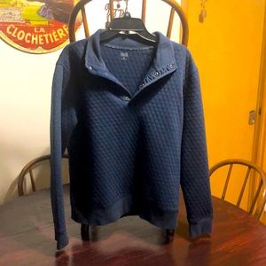 Woman’s warm sweatshirt. Dark rich blue in color